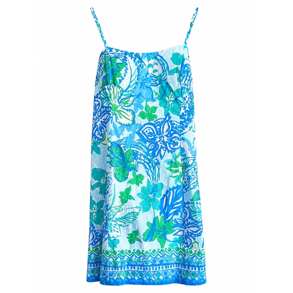 NWT Lilly Pulitzer Shelli Stretch Dress Size 6 MSRP $168 Whisper Blue